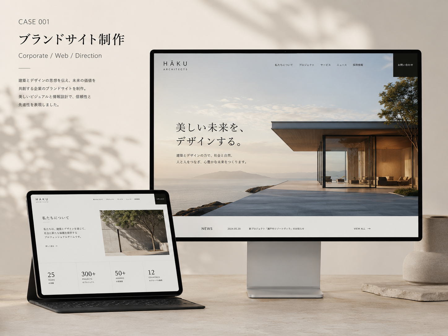 ブランドサイト制作のイメージ